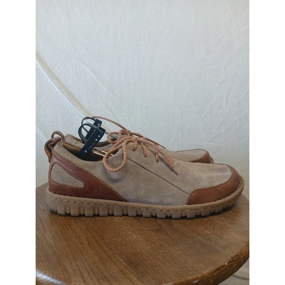 Born tan suede casual Oxford shoe sneaker size 13 mens